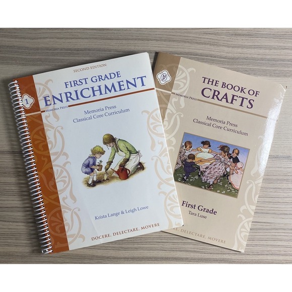 Other - Memoria Press First Grade Enrichment Guide Book of Crafts Homeschool Curriculum